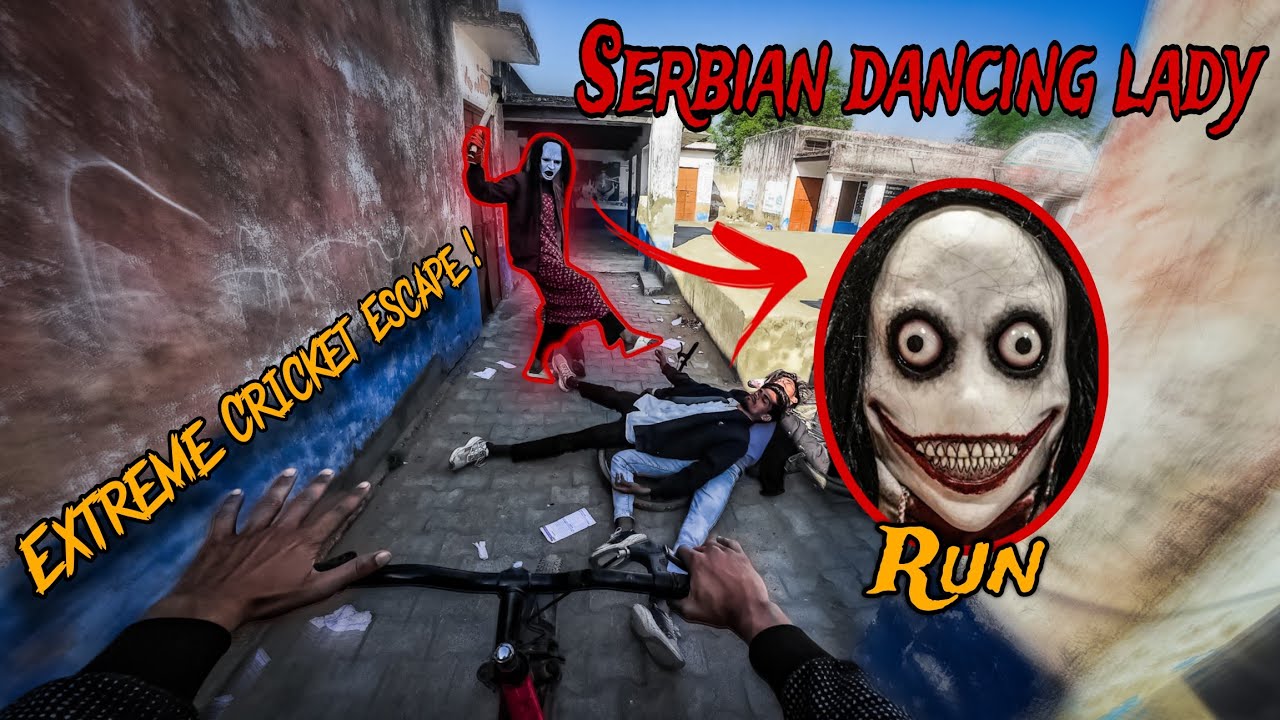 Extreme Cricket Escape from Serbian Dancing Lady | Horror Chase POV || great fun 4 || part - 25