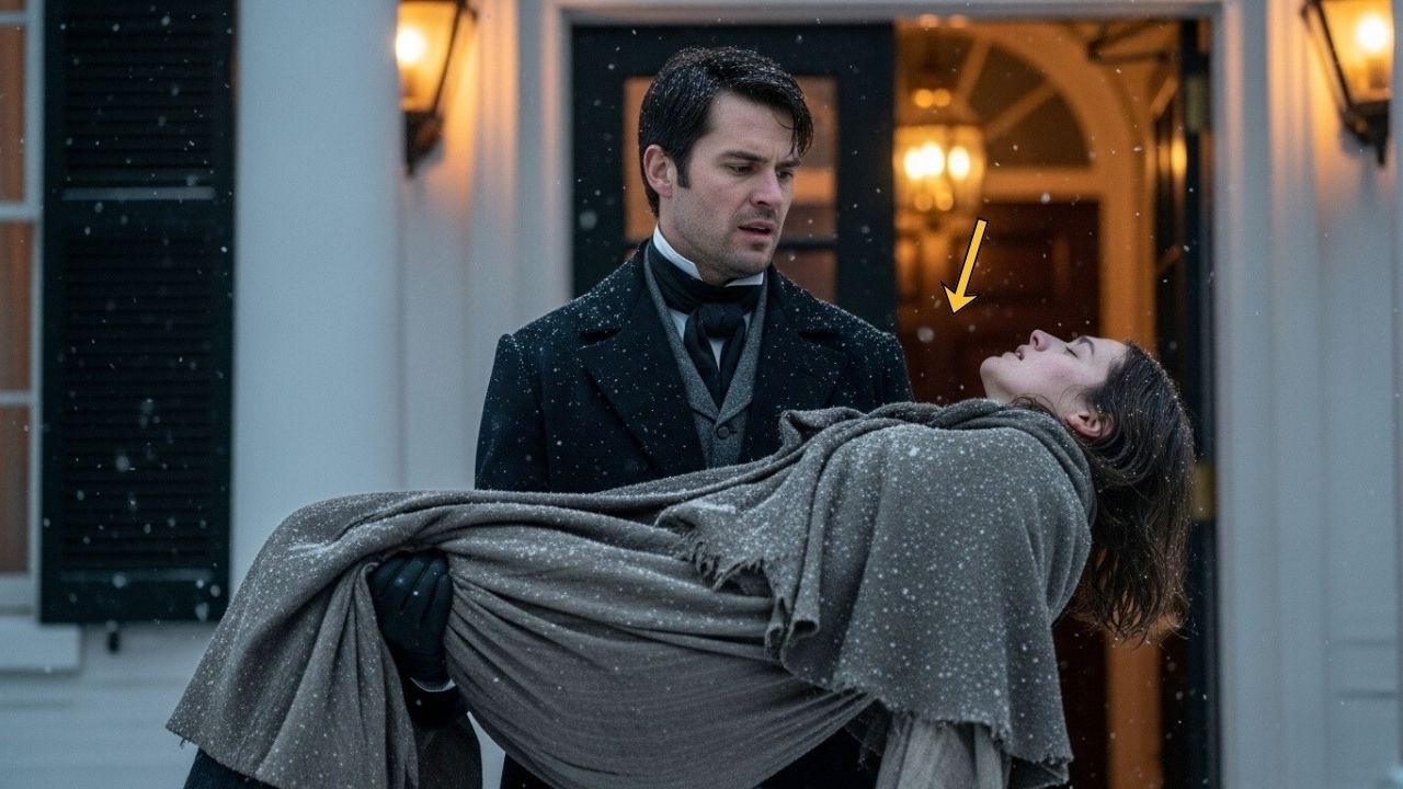 The General Refused to Care About ANYONE — Until a POOR WOMAN Collapsed in the SNOW Right in Front..