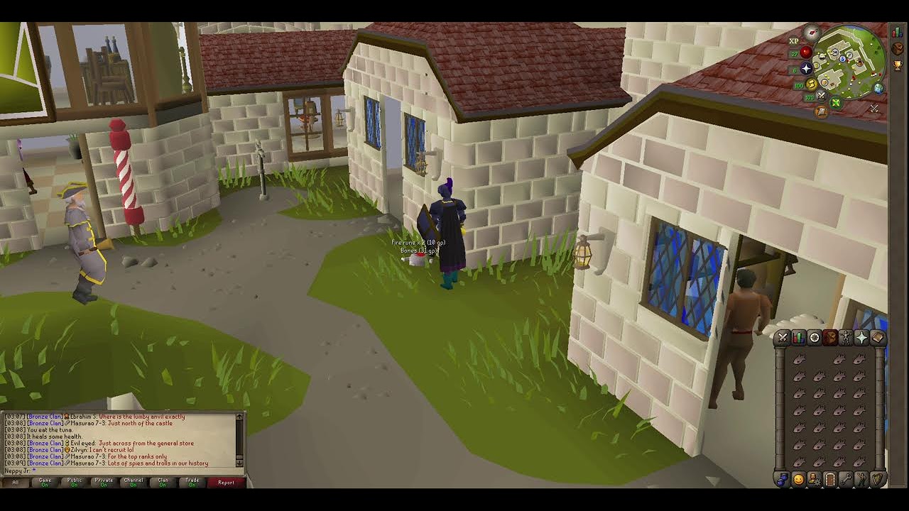 Wife and Hubby play Runescape