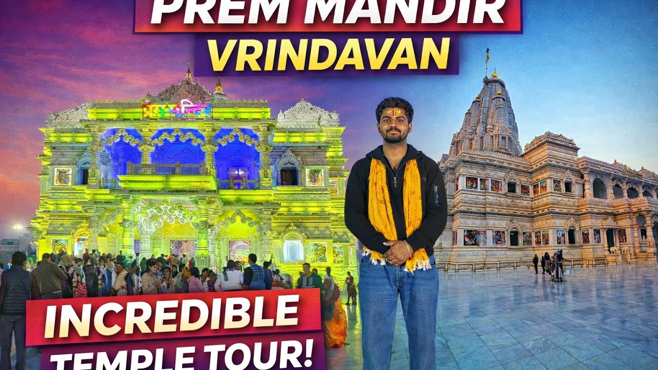 Radhe radhe🙏🥰 incredible temple tour#virel #ritikdogkennel #soiravjoshivlogs 