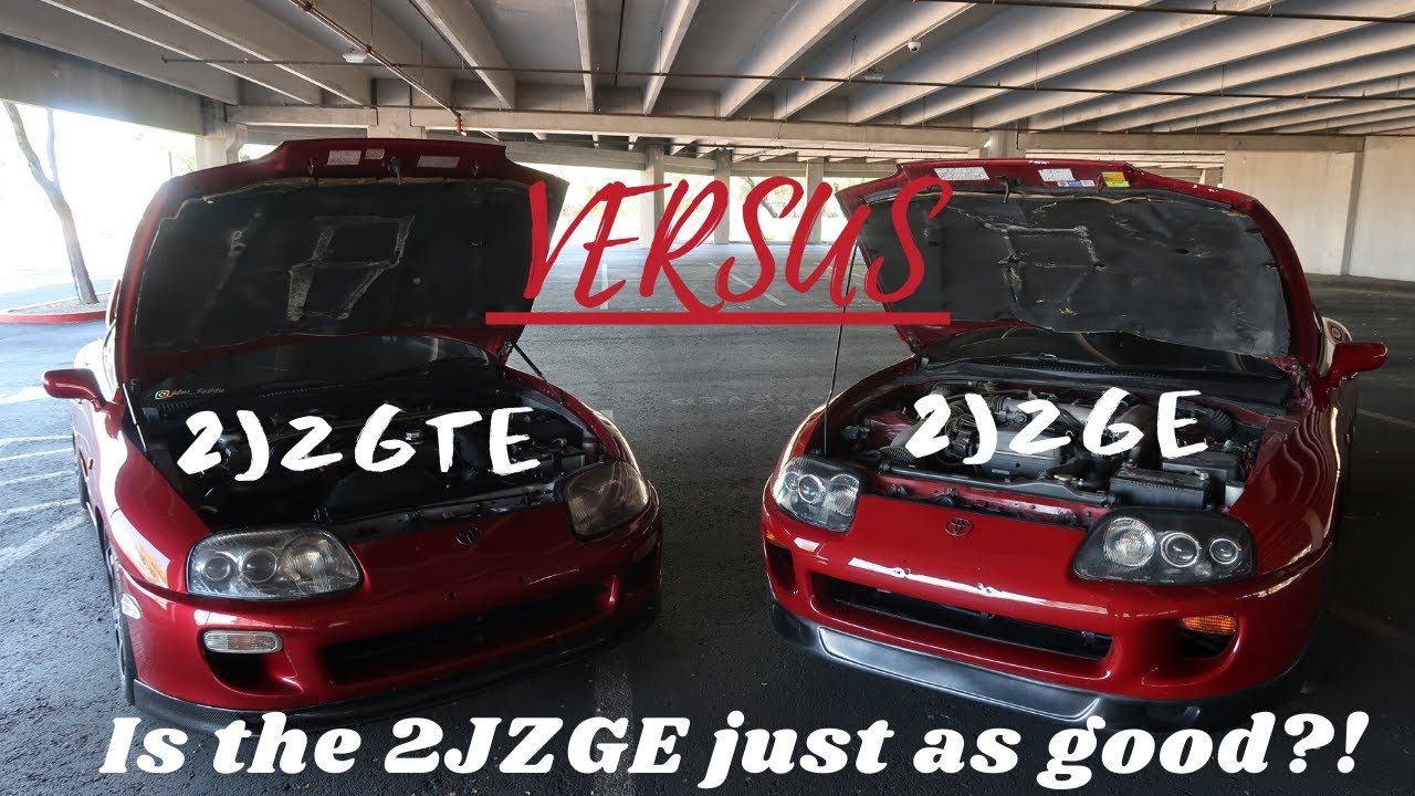 2JZGTE vs. 2JZGE | JDM Supras Battle