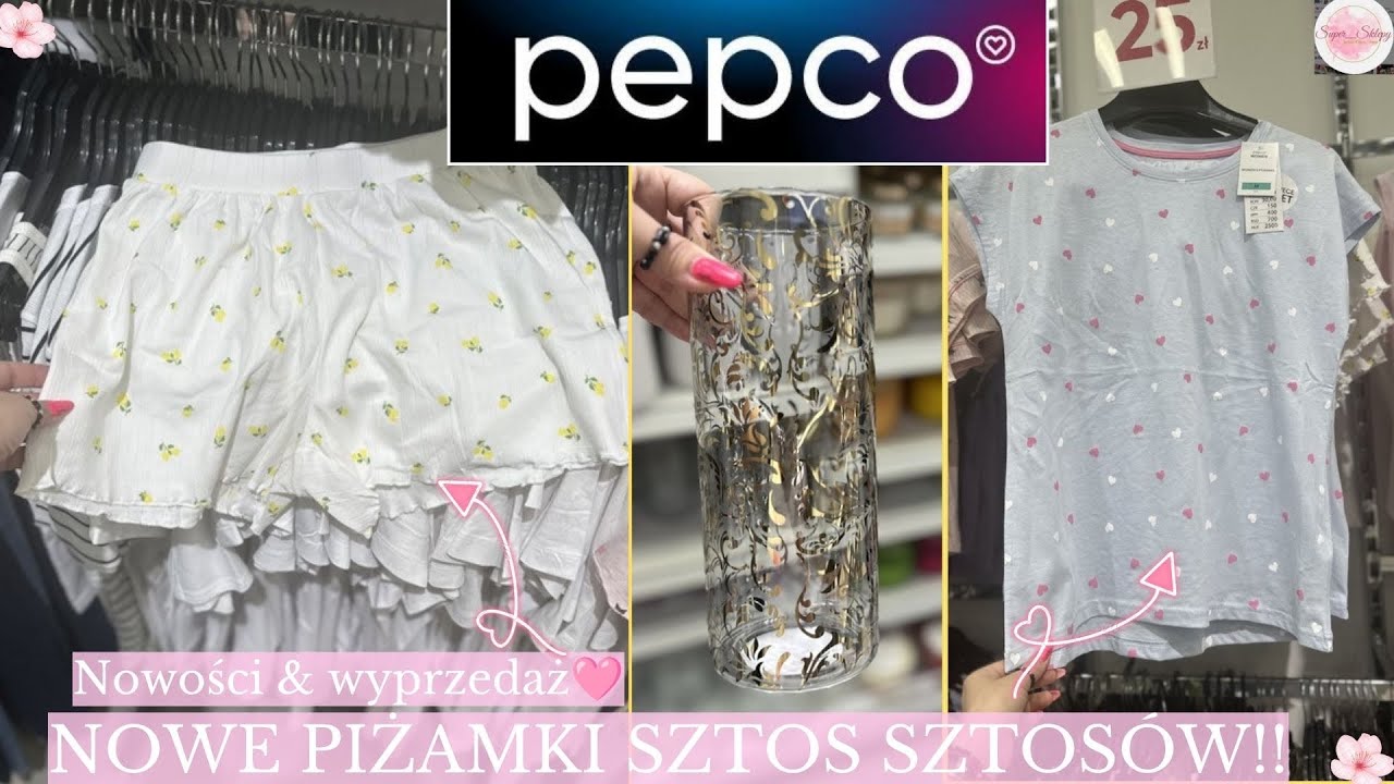 PEPCO 🌸 CUDNE NOWOŚCI 🩷 WOW NOWE KUBECZKI & Nowe piżamy avokado cytrynki & SZKLANY WAZON HIT✨🩷