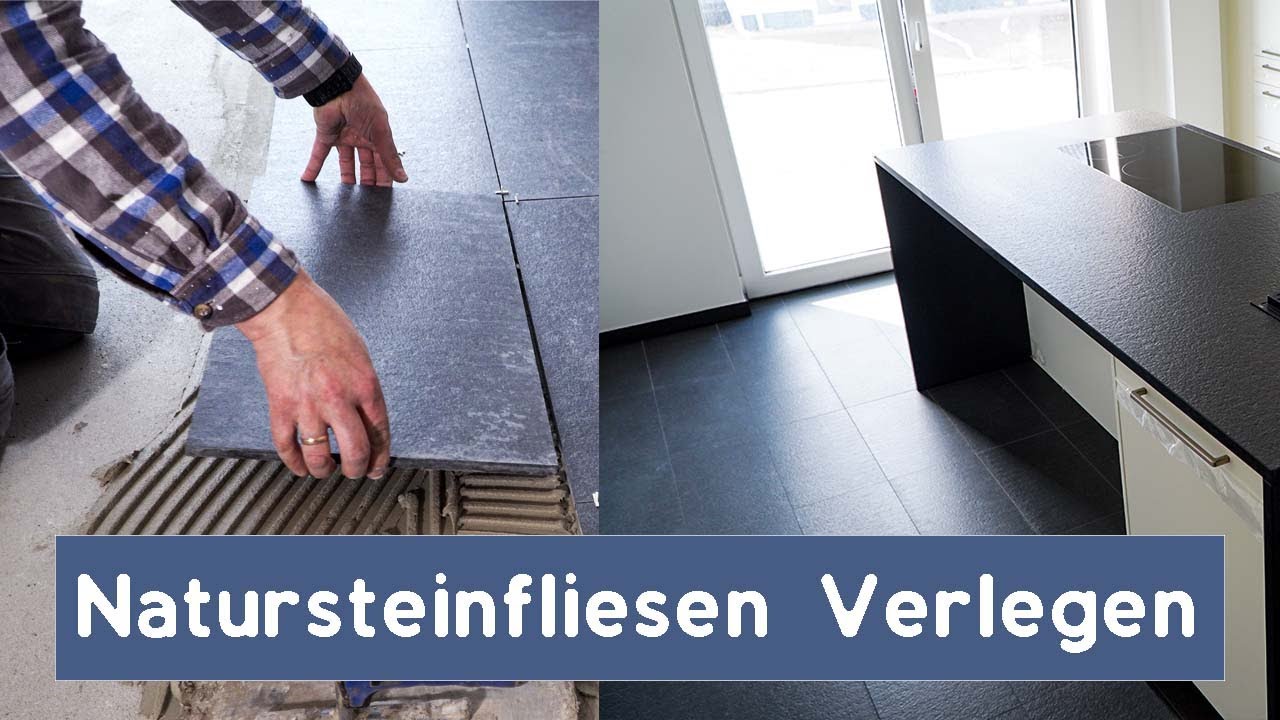 Natursteinfliesen verlegen