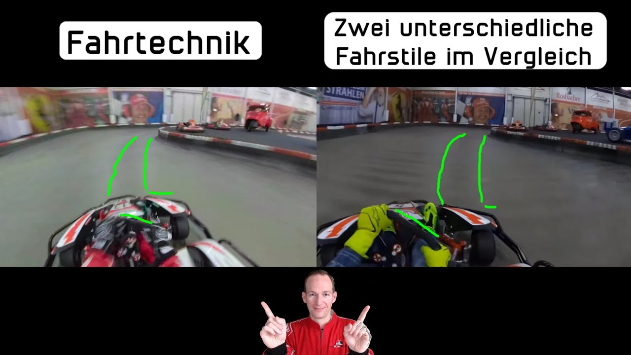 Fahrtechnik - Zwei unterschiedliche Fahrstile im Vergleich