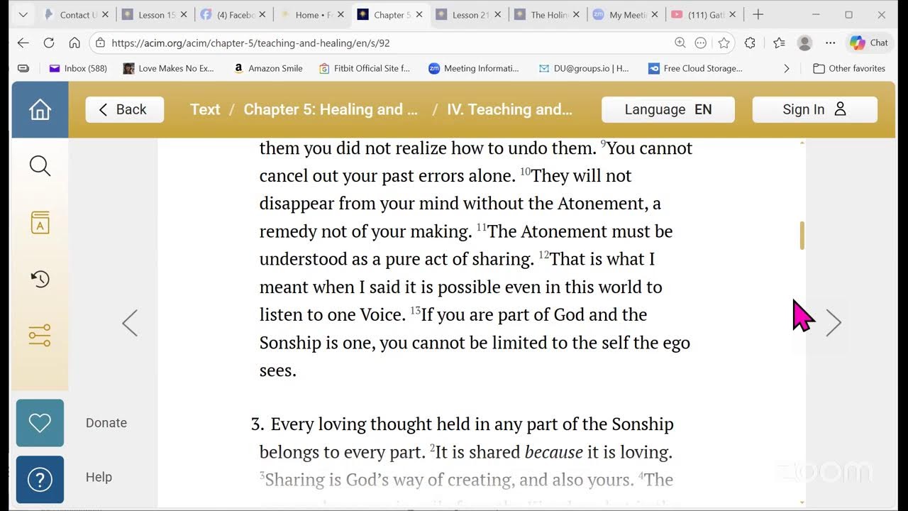 Saturday Morning Live 1-17-26 ACIM Gather