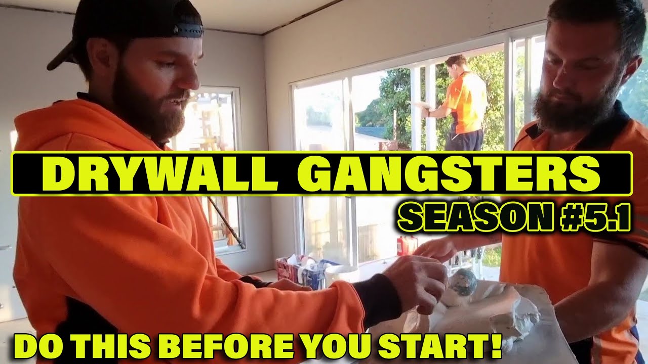 Prepare for Taping by Patching Minor Defects: Drywall Gangsters Season #5.1