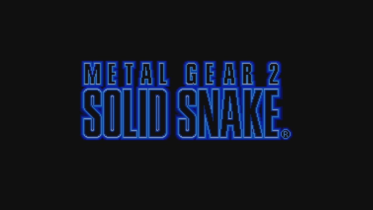 Metal Gear 2: Solid Snake Intro