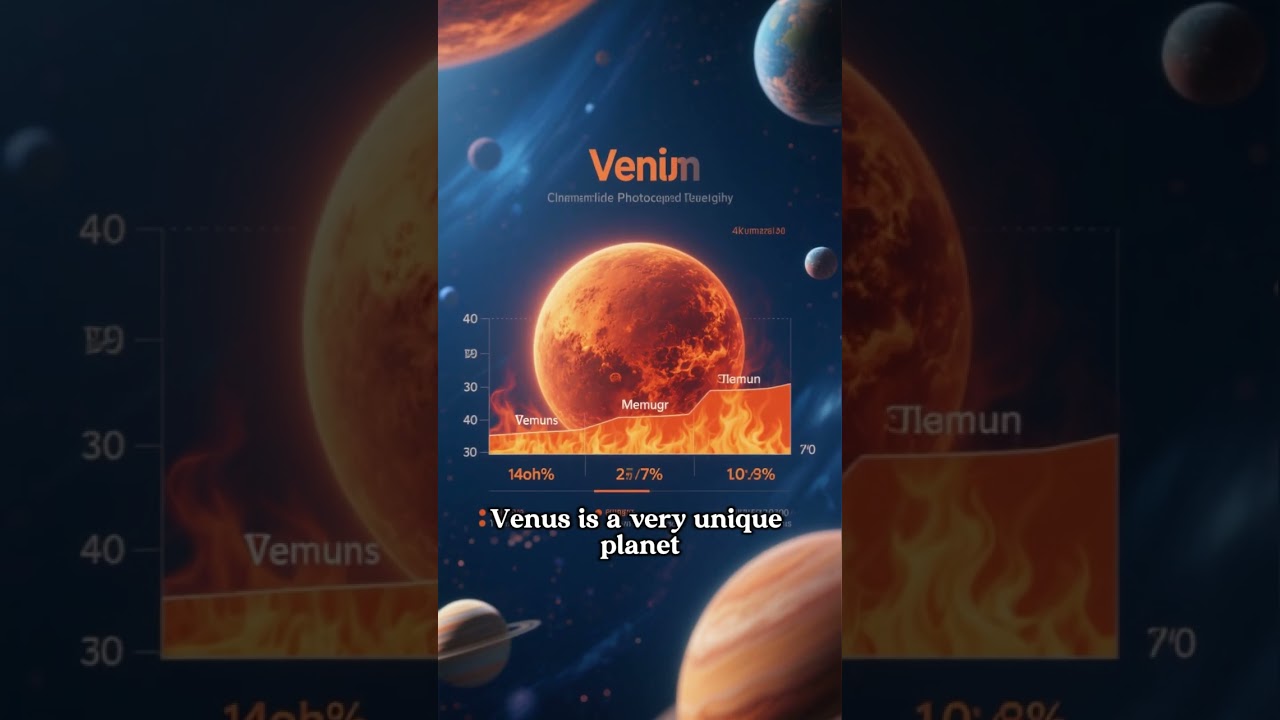 Venus Spins Backwards 🔄🌍  