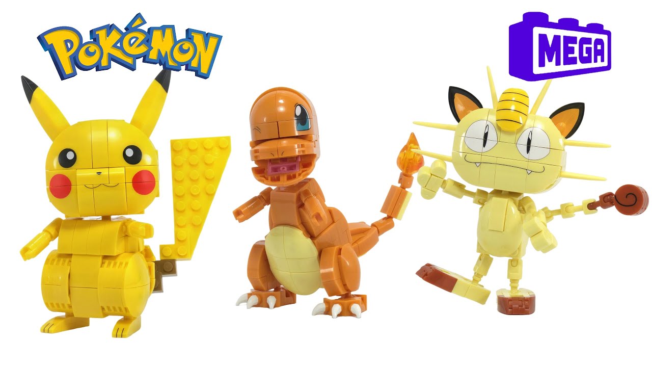 Kanto Comes to Life: MEGA Pokemon Pikachu & More - LEGO Speed Build
