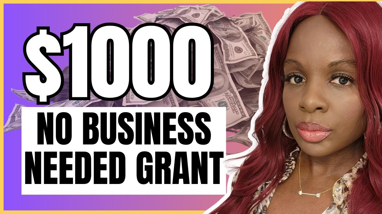 $1000 Small Business Grant (Even Without a Business!)-NO DEADLINE
