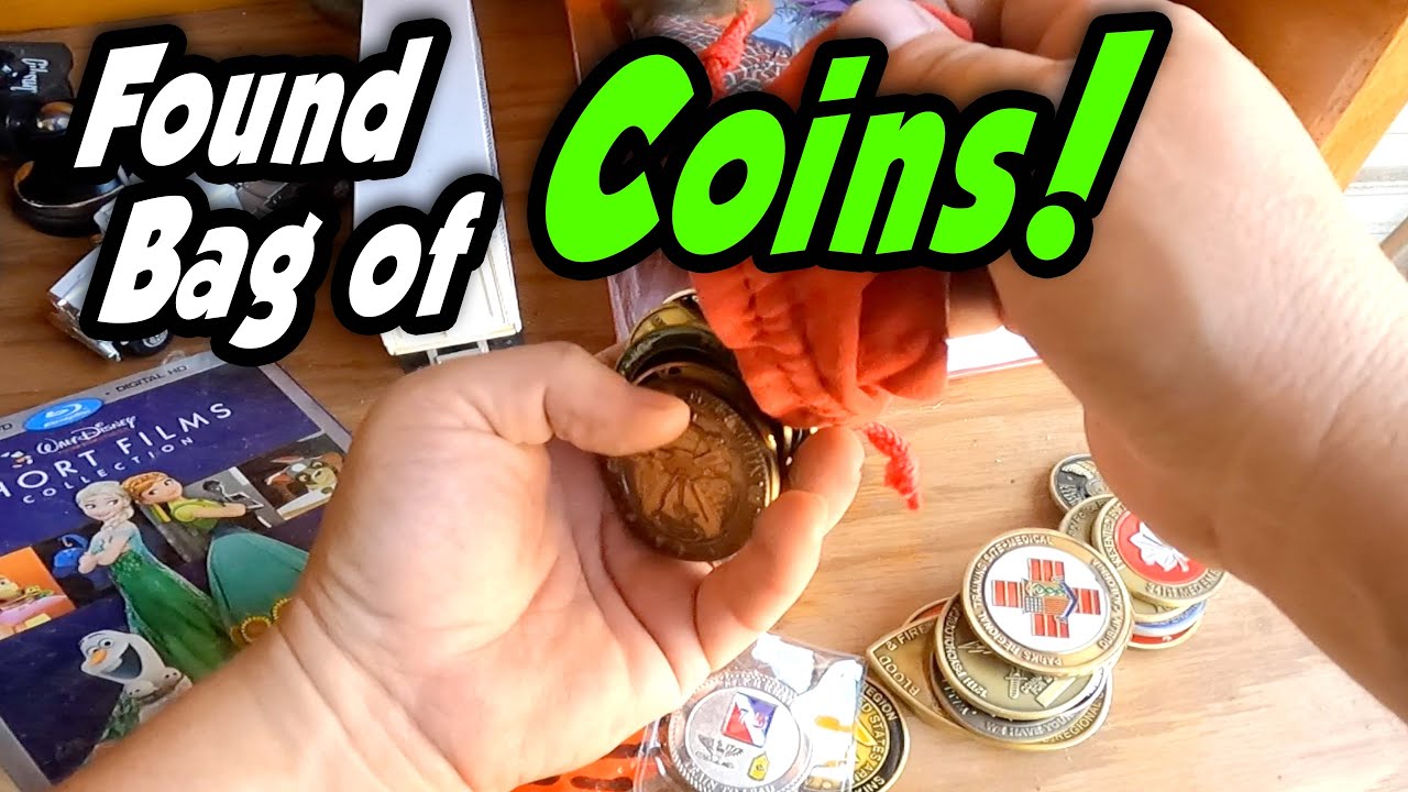 Found bag of Coins! Going through more of the $1 locker I bought at the abandoned storage auction.