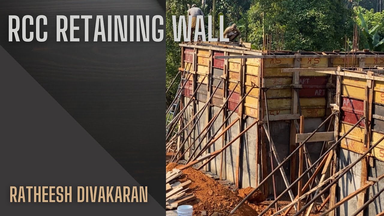 RCC RETAINING WALL നിർമ്മാണം ...