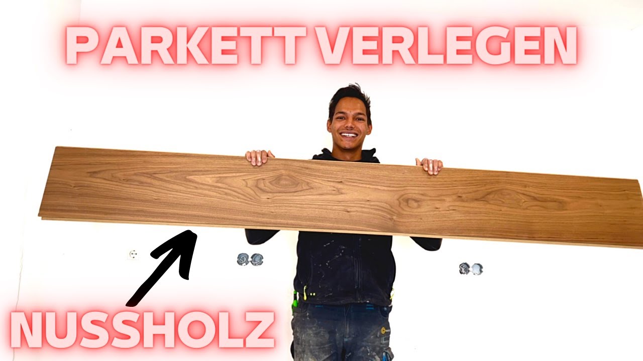 Parkett verlegen (XXL Landhausdielen verkleben) //TEIL26