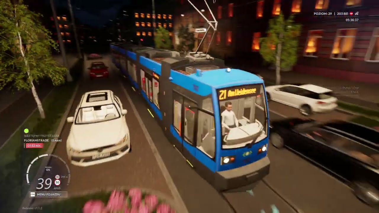 CTS Tram #9 ULF B1 i NOWA TRASA linii 21