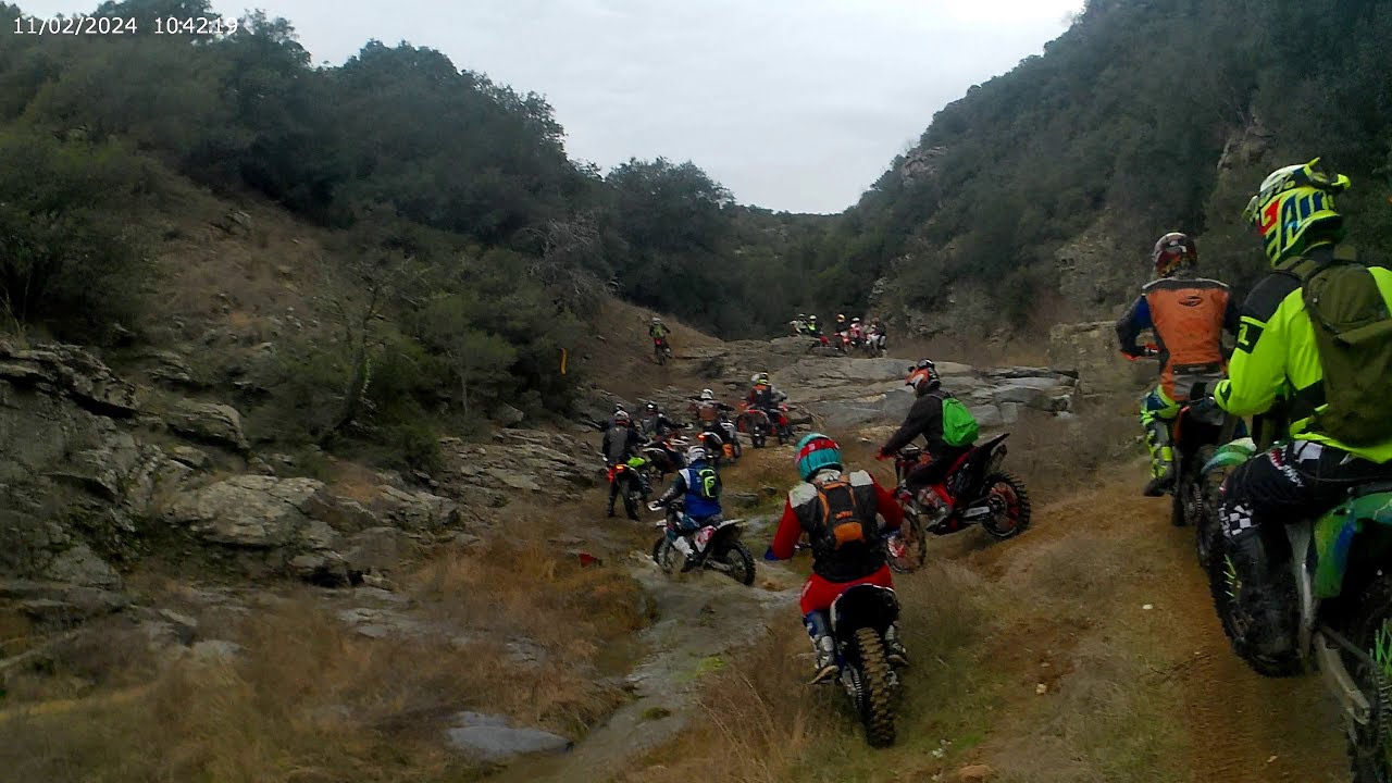 Enduro  Serres   11. 2. 2024     1/2          3ο Φιλικό Enduro Λαγκαδά.