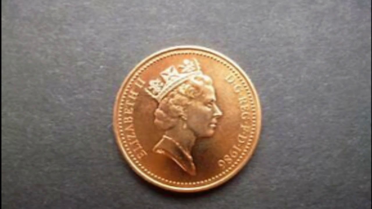 UK 1986 One Penny Coin WORTH? Queen Elizabeth II