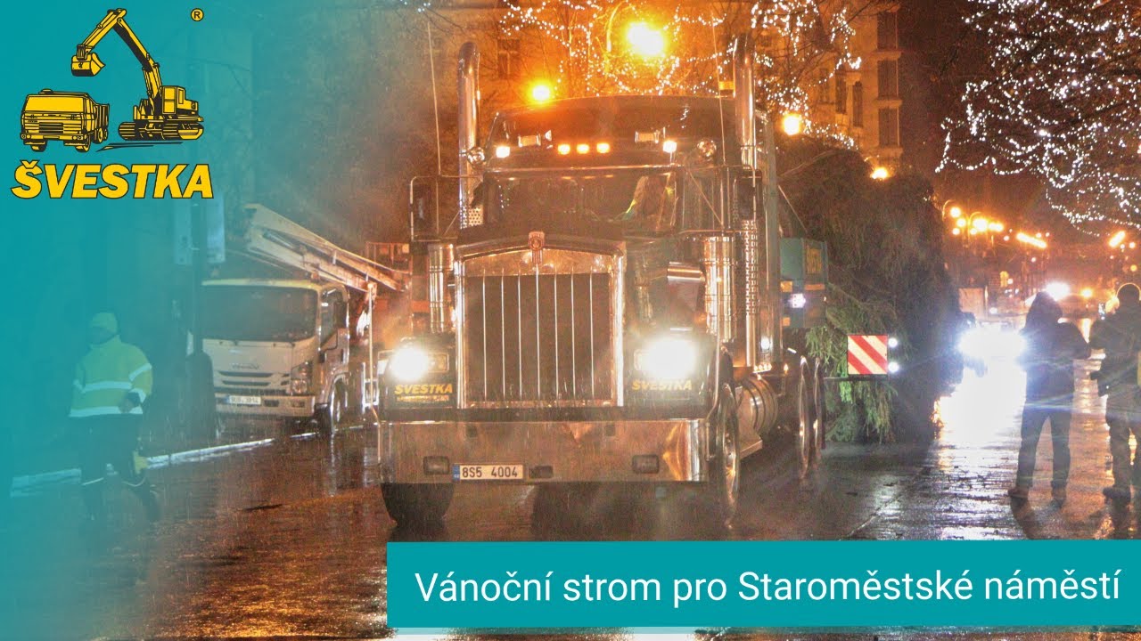 Vánoční strom pro Prahu 2023 - Pavel Švestka s.r.o.