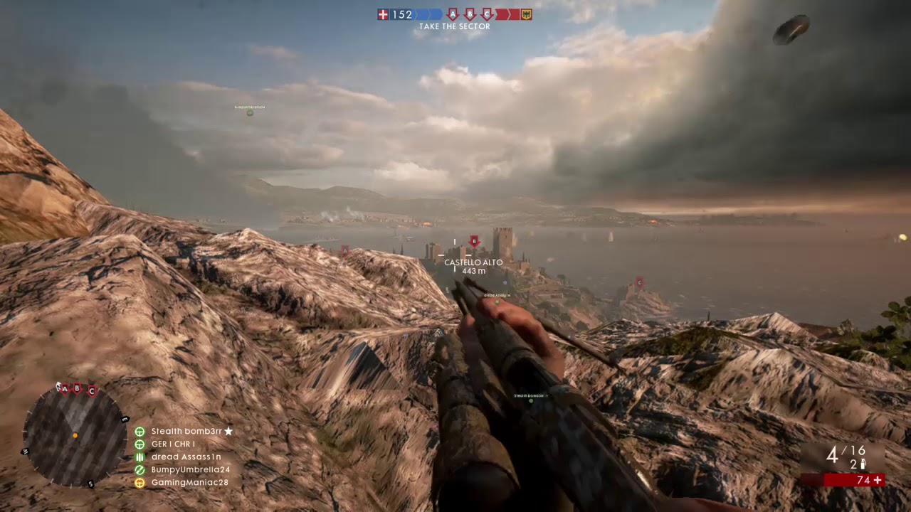 LONGEST SNIPERSHOT EVER!!!!  BATTLEFIELD 1