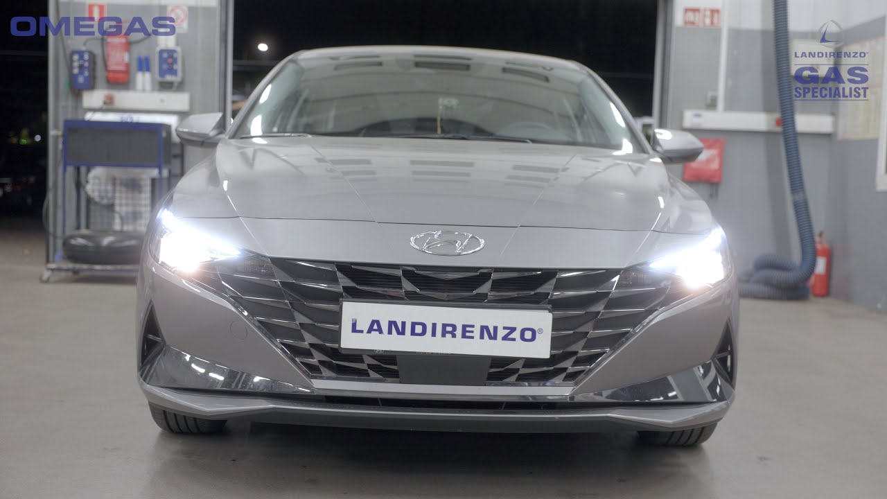 Montaż LPG: Hyundai Elantra 1,6 DPi - 122 KM ( 90kW) Landirenzo Omegas 3.0 - 8 cyl.
