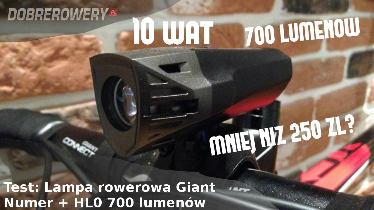 Test: Lampa rowerowa Giant Numen + HL0