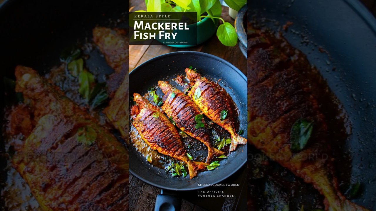 #shorts Kerala Mackerel Fish Fry Recipe | Ayala Fry | Mackerel Fry Recipe