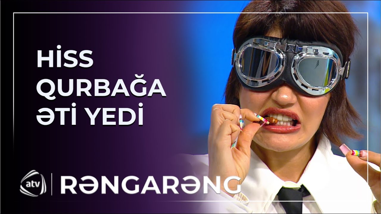 Hiss canlı efirdə QURBAĞA ƏTİ yedi / Rəngarəng