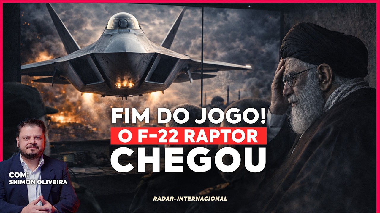 O F-22 POUSOU E O JOGO INTEIRO VIROU NO ORIENTE MÉDIO