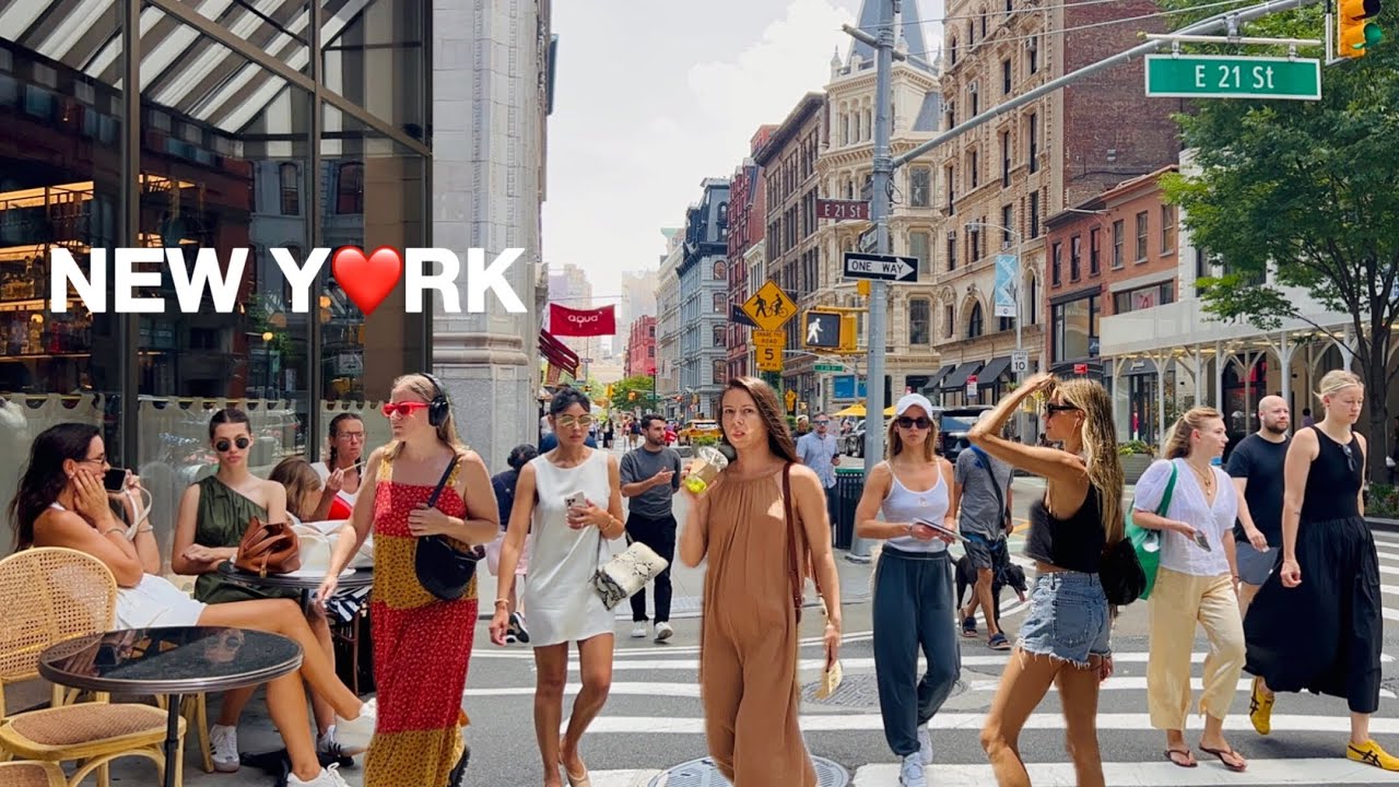 [4K]🇺🇸NYC Summer Walk🗽Extreme Heatwave in NYC☀️🔥Exploring Flatiron District & Gramercy | June 2025