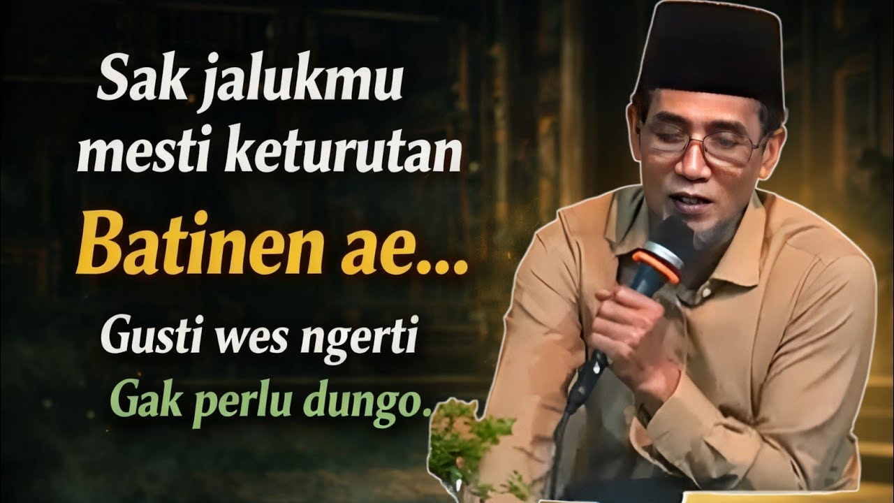 Doa Kamu Lama Dikabulkan? Karena Masih Pakai Lisan | kh mukhlason Rosyid 