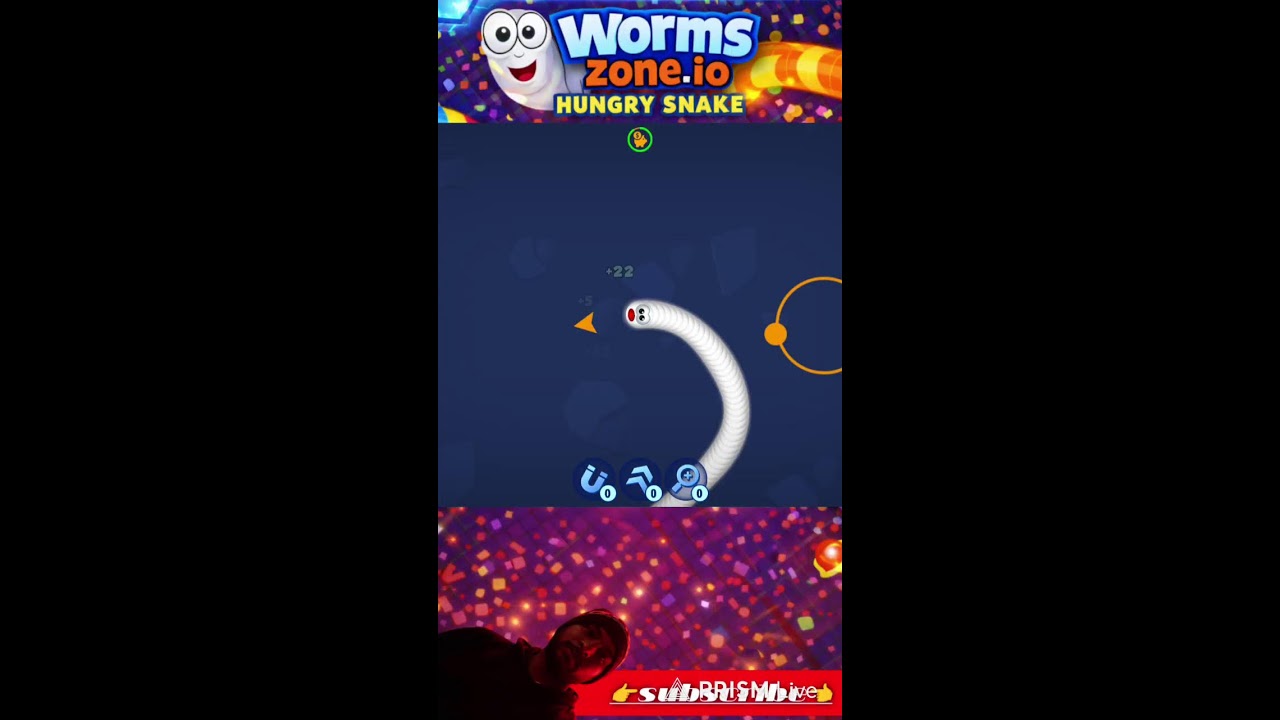LIVE: Worms Zone.io 😱 Biggest Worm Banega Aaj!