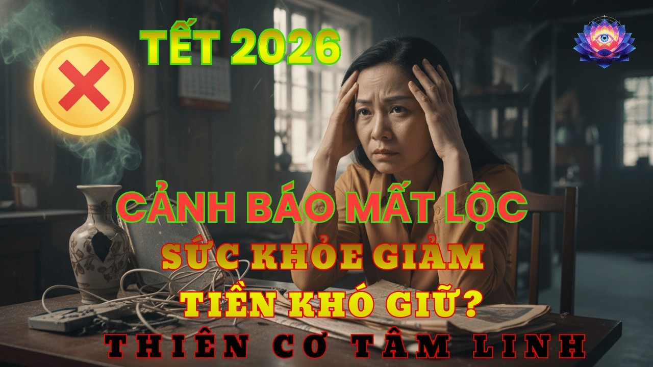 Sức Khỏe Giảm, Tiền Khó Giữ ? Cảnh Báo MẤT LỘC TẾT 2026 Từ Đồ Vật Cũ | Thiên Cơ Tâm Linh