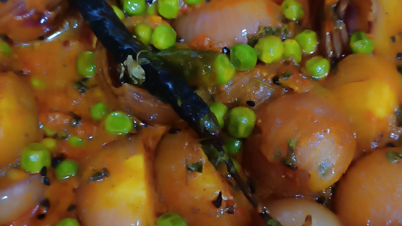 5 MINUTE MEIN 😱😯CHATPATI MATAR AUR PYAJ KI SABJI #viral #vlog #food #tiktok 