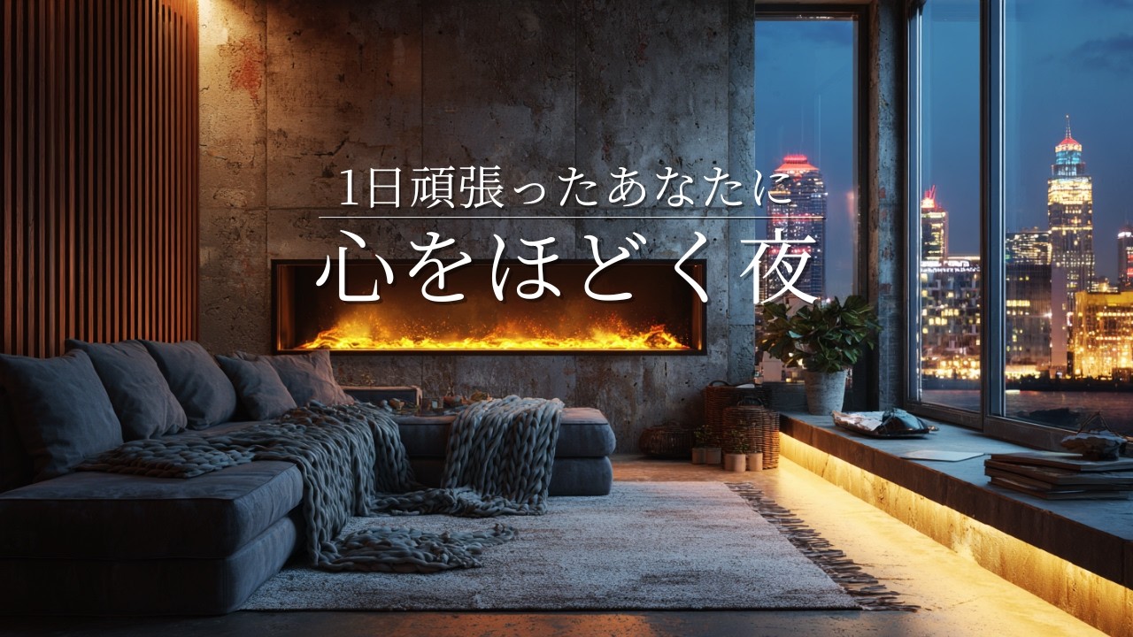 【夜の癒し　BGM】一日頑張ったあなたに　心をほどく夜　癒し　睡眠　ピアノ　bgm　リラックス　Piano Lofi Sleep Ambience for sleeping/Healing