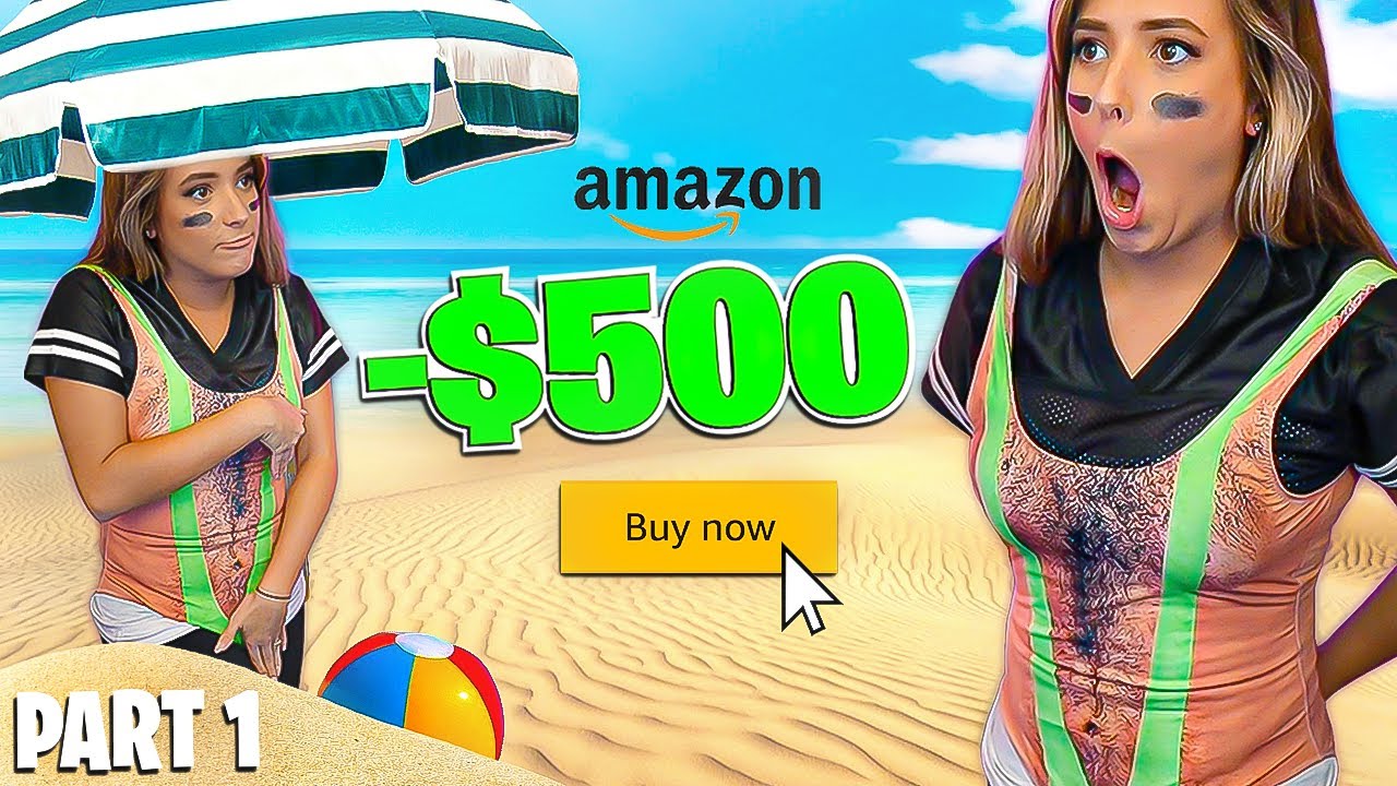 I TRY ON AMAZON'S HOTTEST BATHING SUIT || Buy It Tails 4 (Part 1)