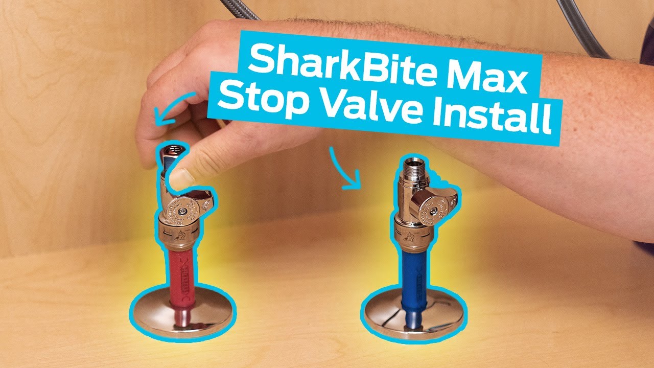 Как установить стопорный клапан SharkBite Max