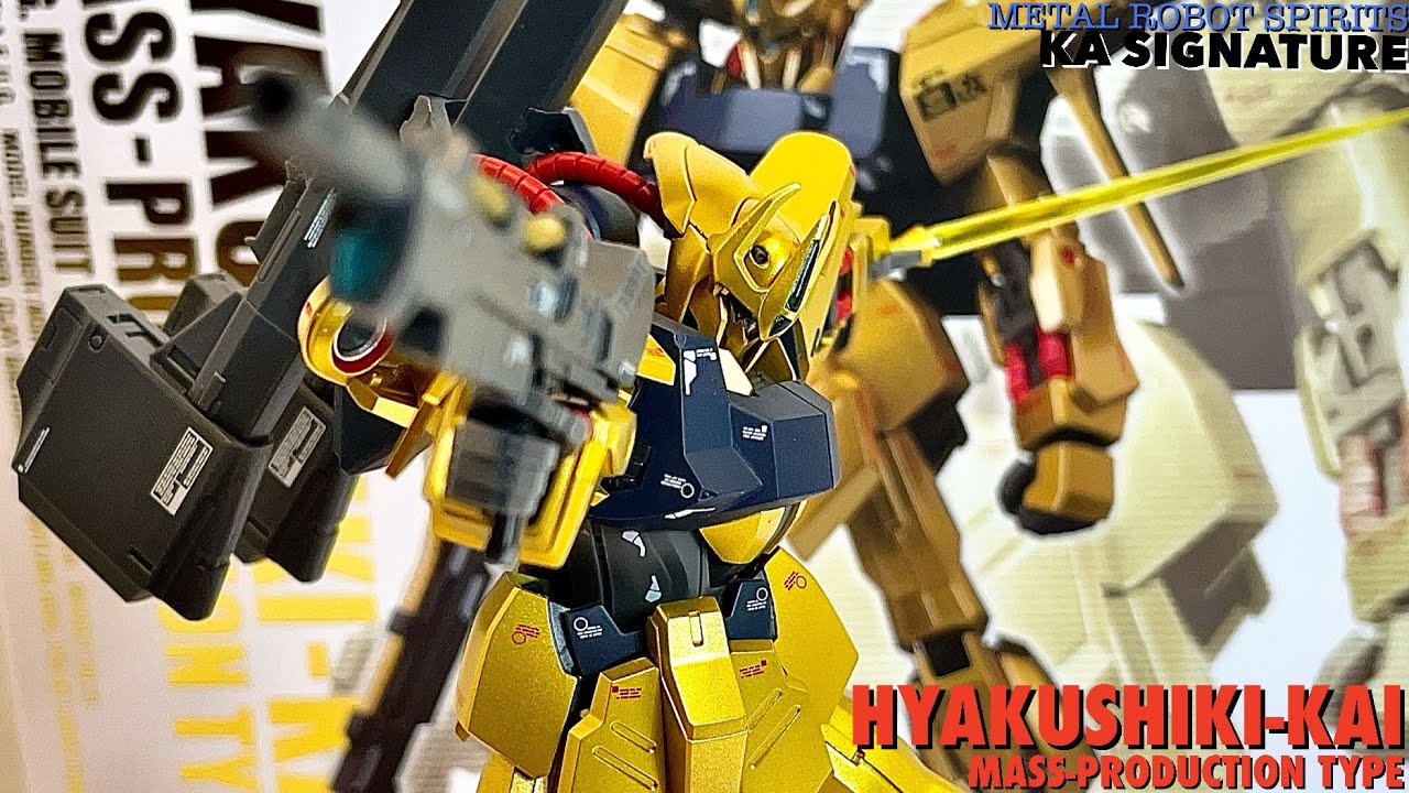 Metal Robot Spirits MSR-00100S Hyakushiki-Kai Mass-Production Type [KA Signature] Review