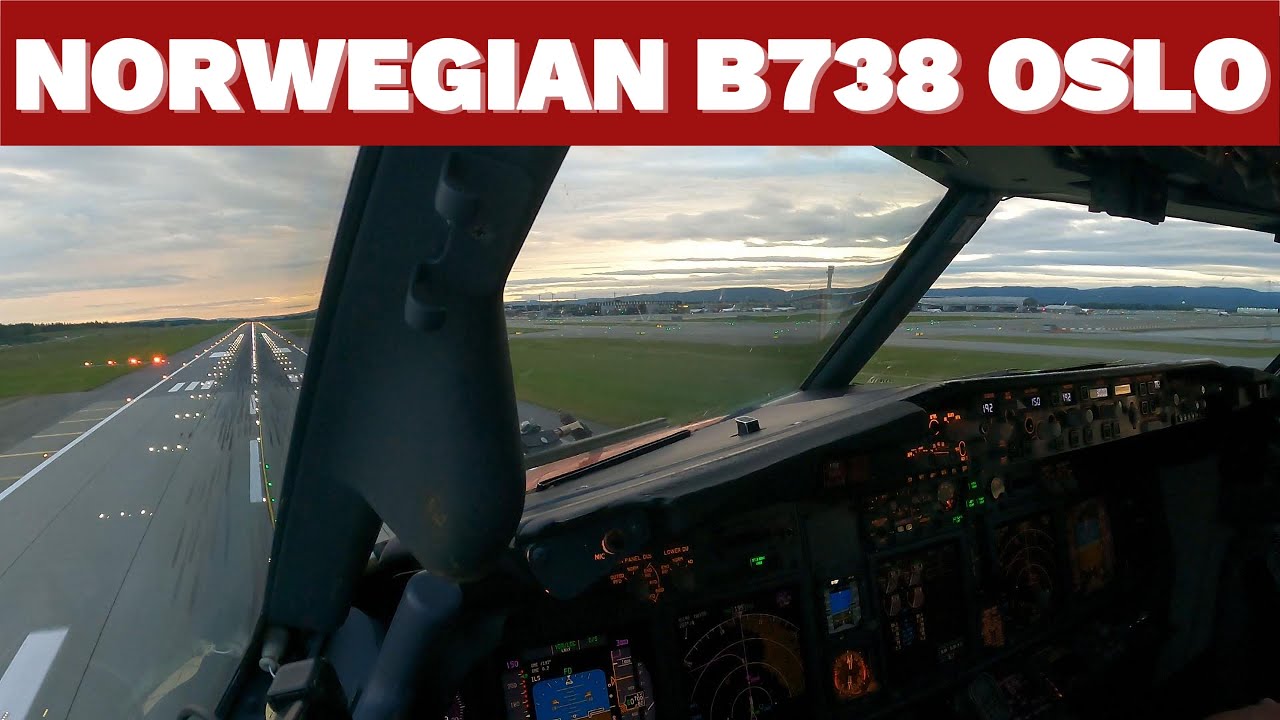 | Flying Into Scandinavias Second BUISIEST Airport, Oslo Gardermoen OSL | FlightDeck | Norwegian |