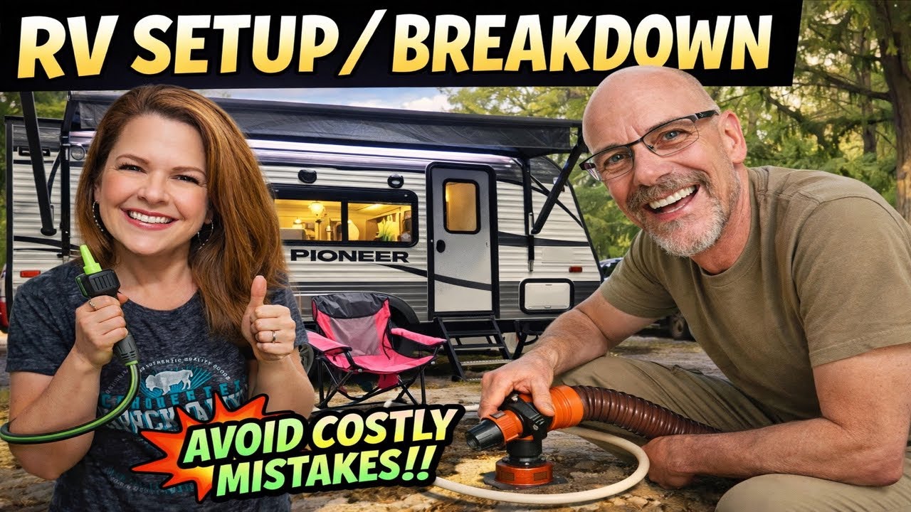RV Setup & Breakdown for Newbies with 👍 List