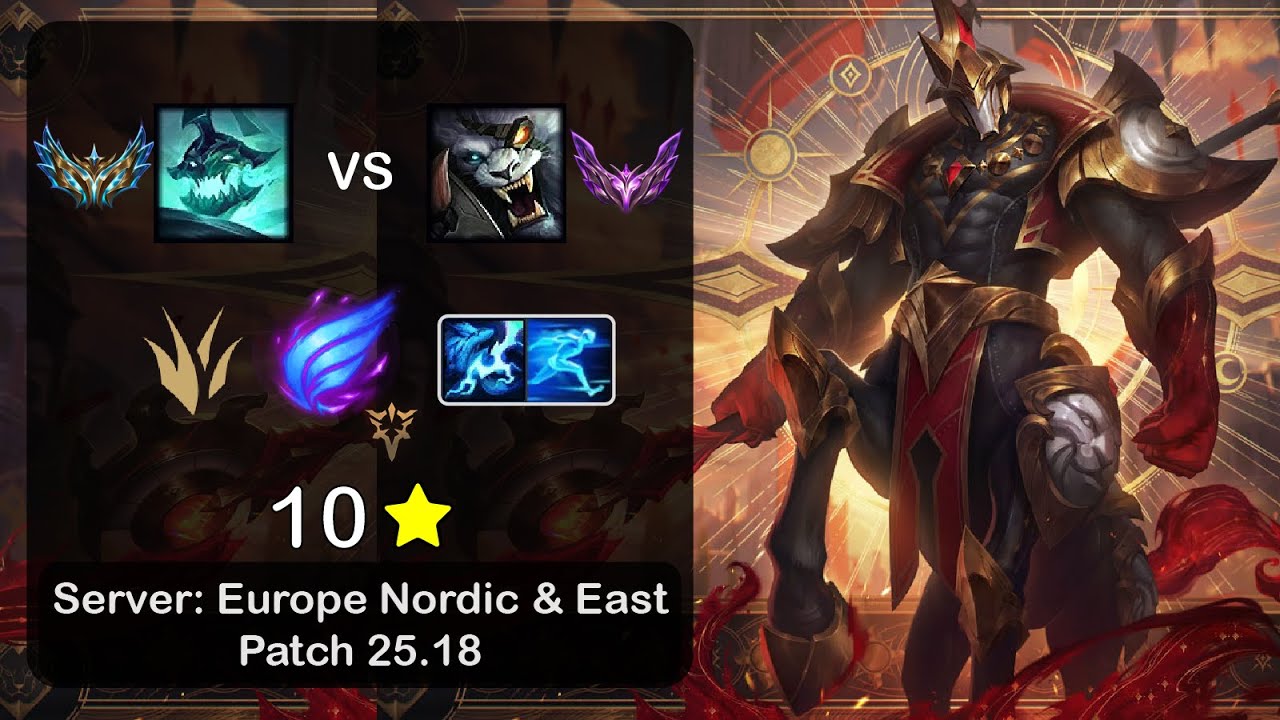 Hecarim Jungle vs Rengar - EUNE Challenger - Patch 25.18