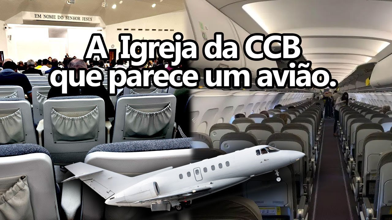 Igreja CCB parece um avião!