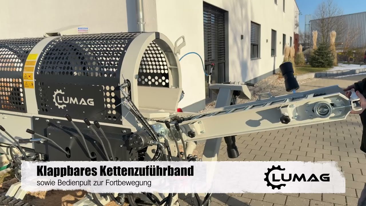 🌳Der neue LUMAG SSA500DHPRO-TRS &ndash; unser Profi-S&auml;gespaltautomat mit Raupenfahrwerk!