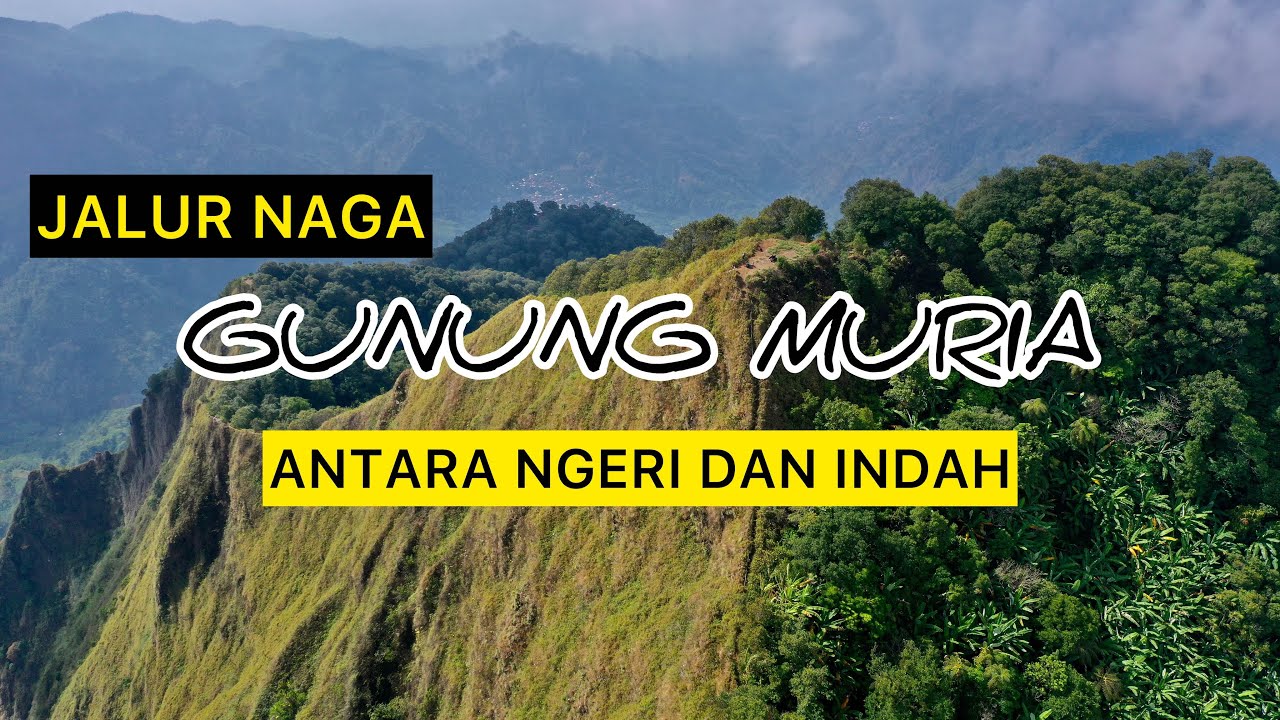 TERBANG KE PUNCAK PUNCAK GUNUNG MURIA + JALUR NAGA Puncak natas angin