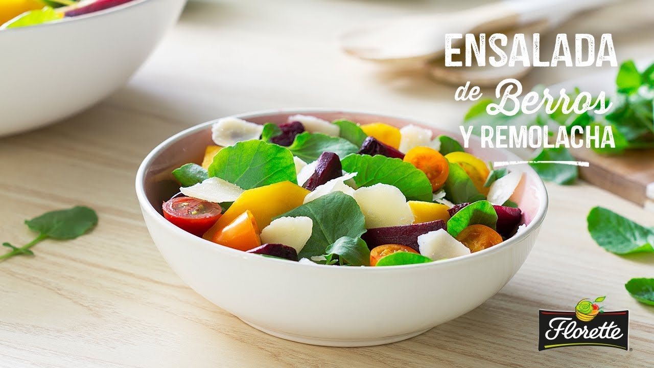 Ensalada de Berros y Remolacha - Recetas Florette