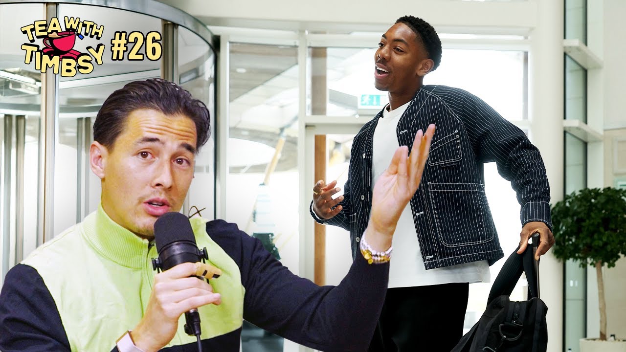 Myles Lewis-Skelly's England Arrivals Video Gives Me Life | TEA WITH TIMBSY #26