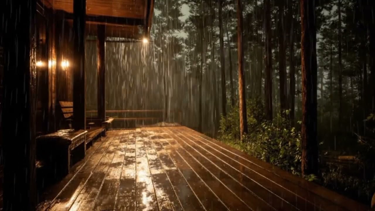Natural Rain Sounds for Sleep Therapy, Smooth Rain Ambience for Deep Relaxation