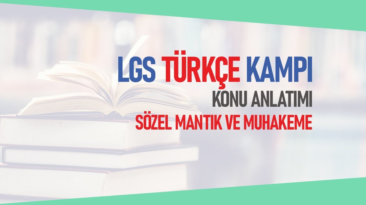 8.SINIF SÖZEL MANTIK VE MUHAKEME