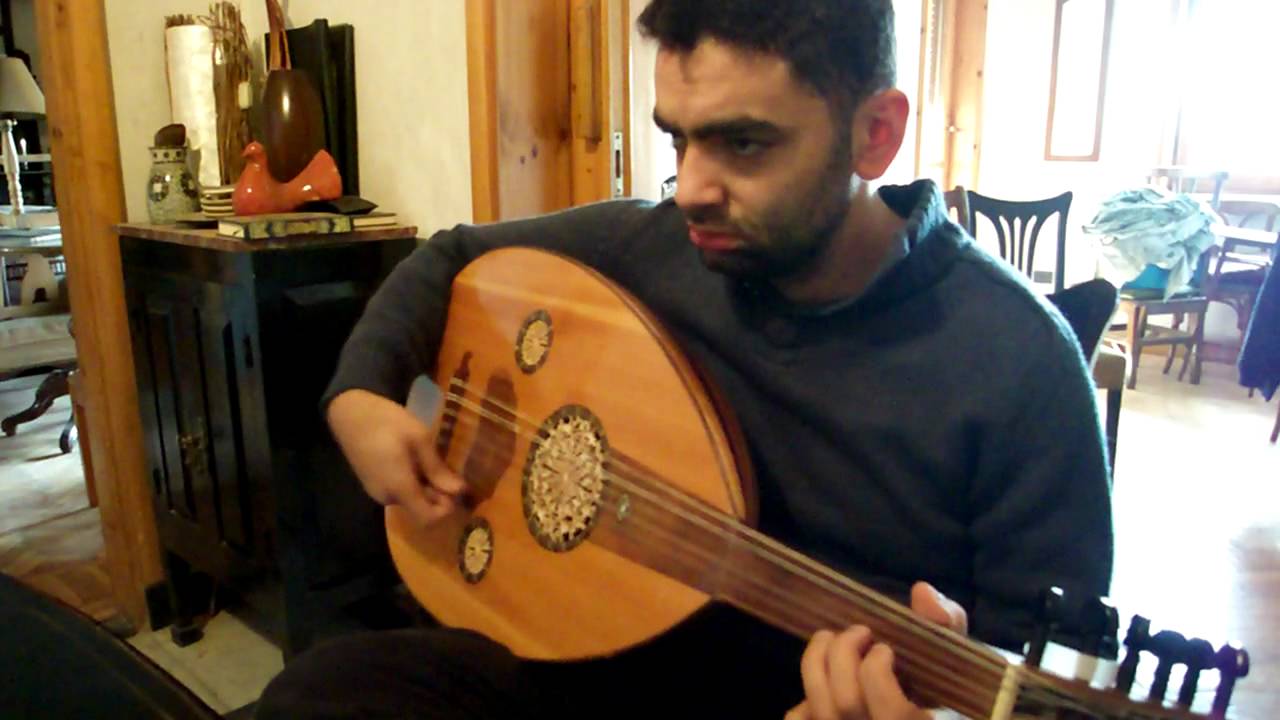 mustafa said taqssim on michael moussa egyptian style oud in a friendly meeting in cairo