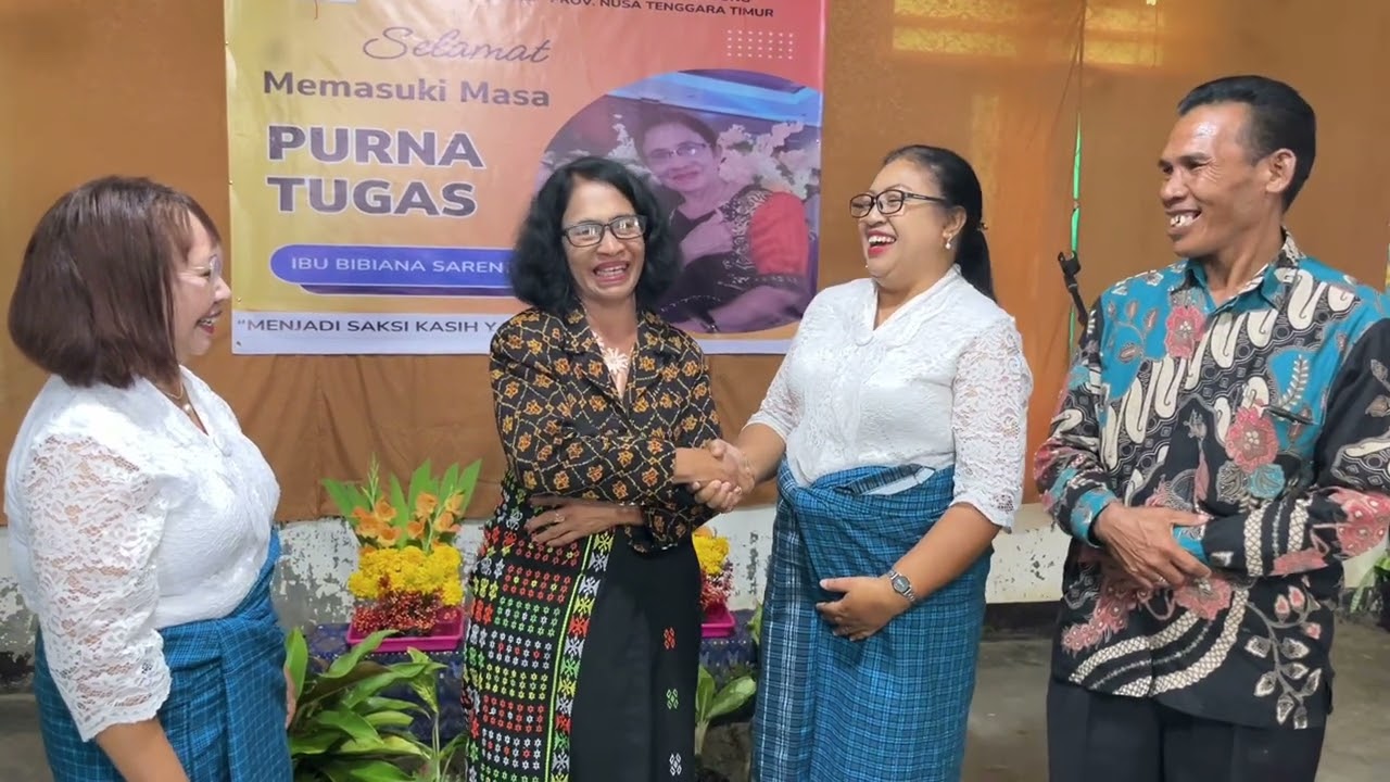 Acara Purna Bakti Ibu Bibiana Sareng,S.Ag di SDK Kumba II “MENJADI SAKSI KASIH YANG SETIA”😇🙏