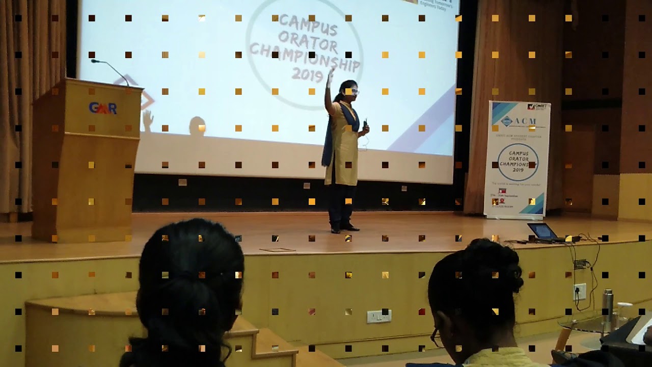 The Journey of Campus Orator Championship 2019 #ACM #GMRIT