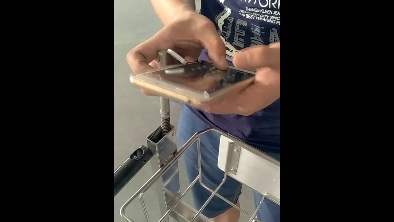 how to adjust the  airport trolley brake